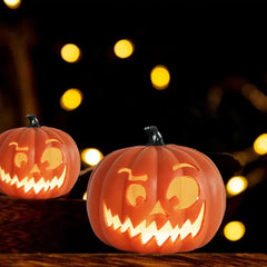 Lampada LED a forma di zucca di Halloween