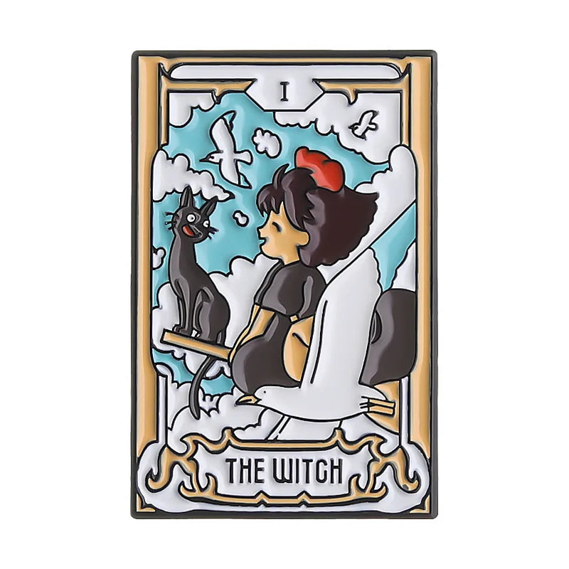 Anime Tarot Cards Enamel Pin