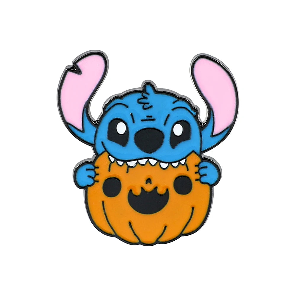 Stitch in Costume II Enamel Pin Kawaii Side