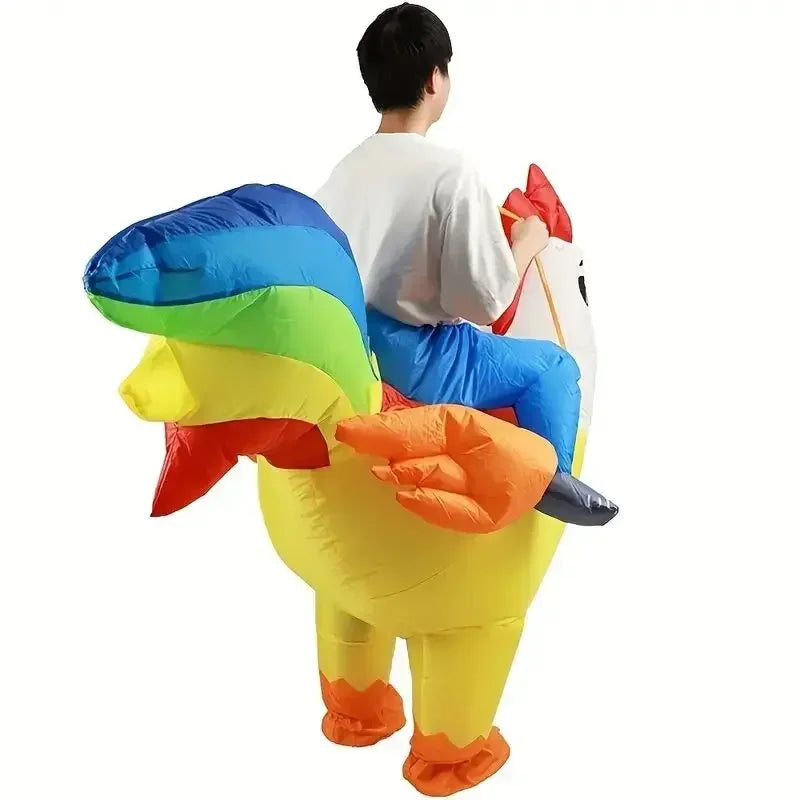 Giant Inflatable Chicken Halloween Costume