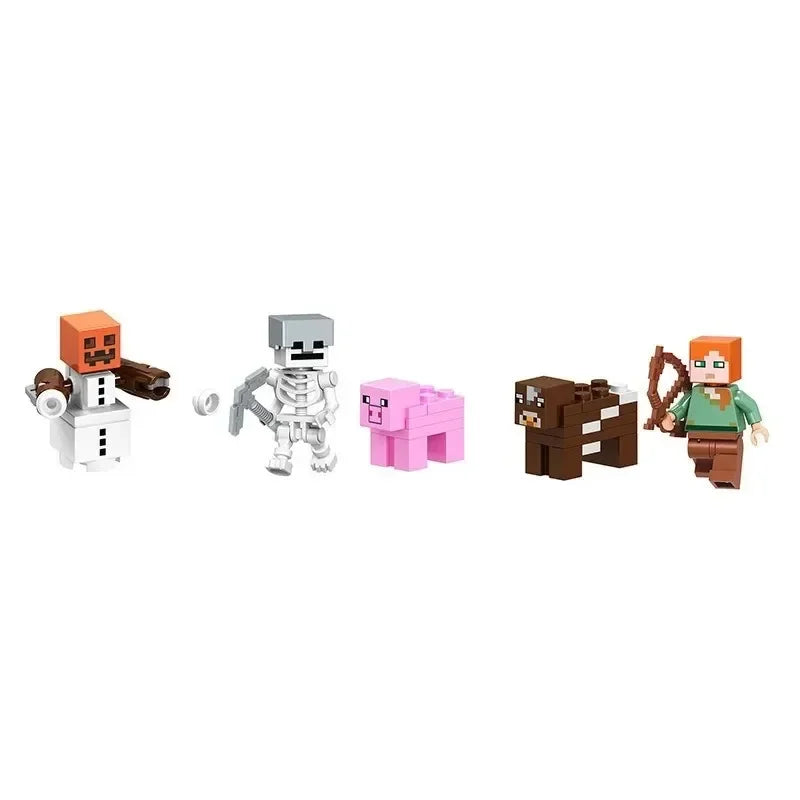 Mini Pixel Figures Building Blocks