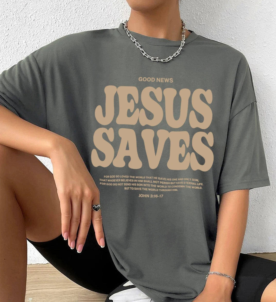 Good News Jesus Saves T-Shirt