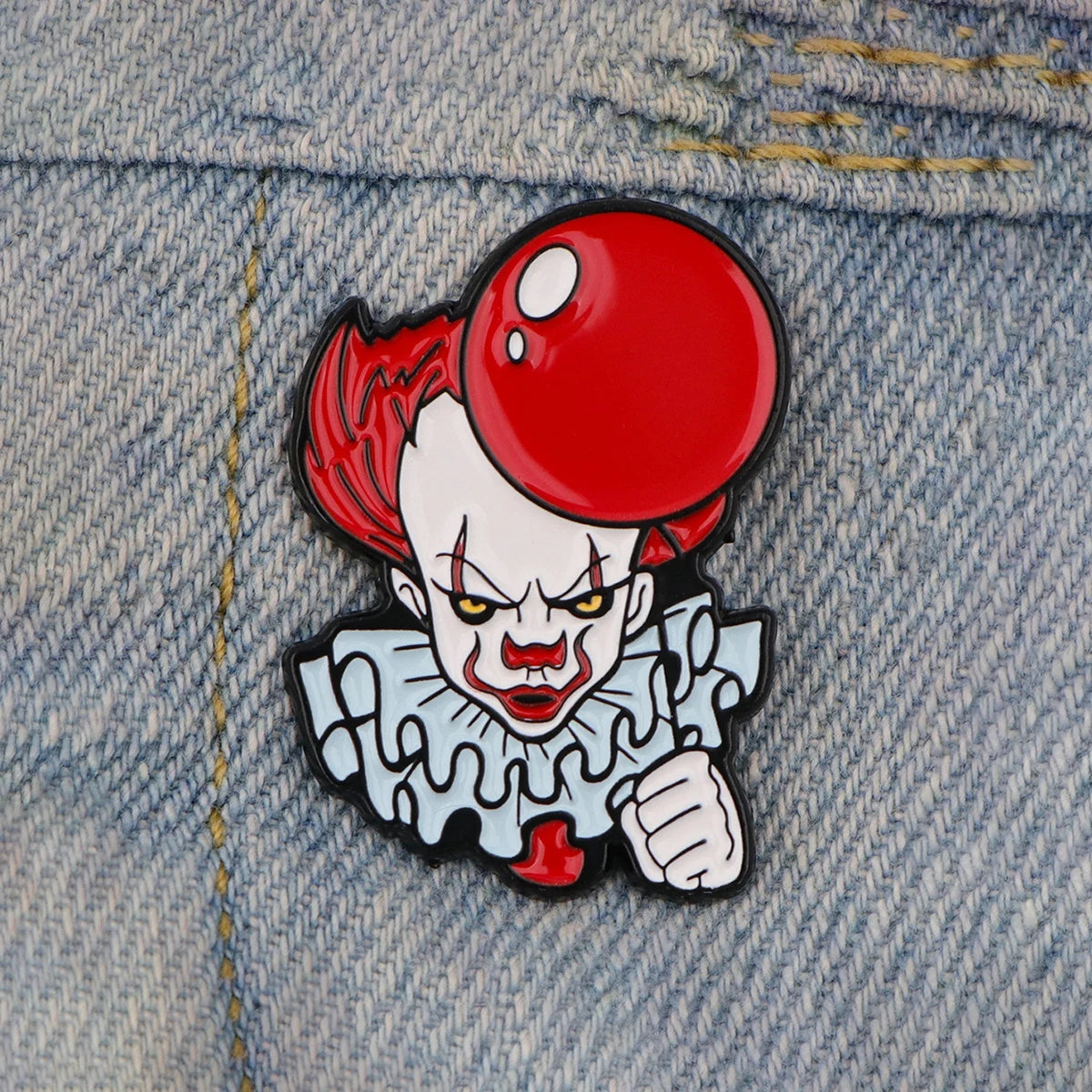 Halloween Scary Clown Enamel Pin