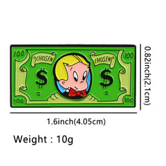 Richie Rich Enamel Pin