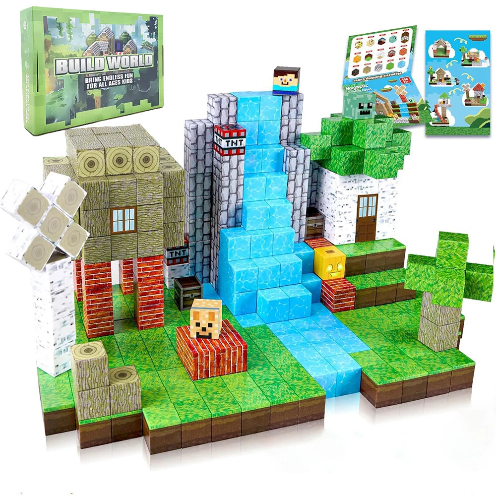 Enchanted Forest Magnetic Building Blocks Kawaii Side