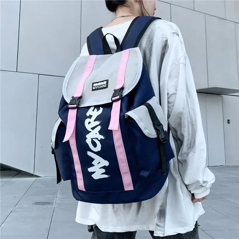 Korean Street Backpack Kawaii Side