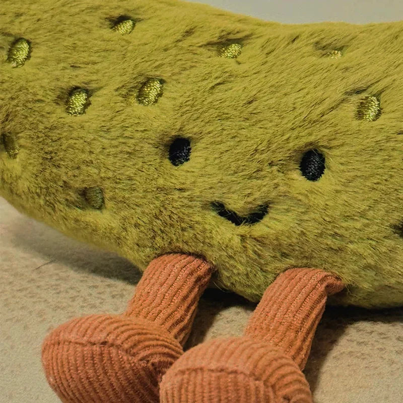 Kawaii Cucumber Plush Toy Kawaii Side