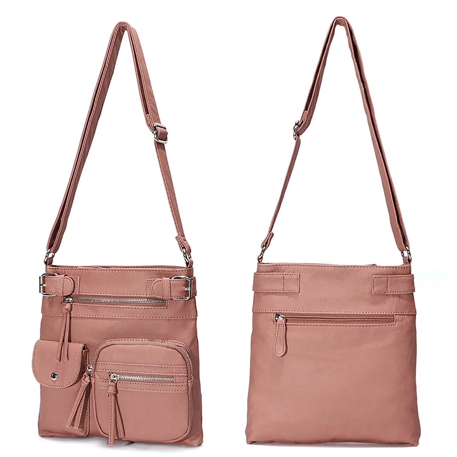 Multi-Pocket Crossbody Bag | 40% OFF