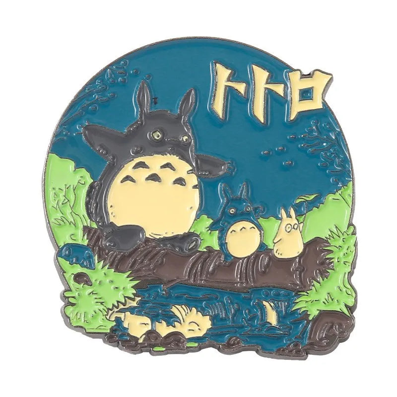 Kawaii Ghibli Studio Enamel Pin