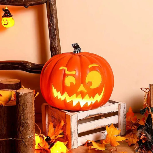 Lampada LED a forma di zucca di Halloween