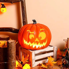 Lampada LED a forma di zucca di Halloween