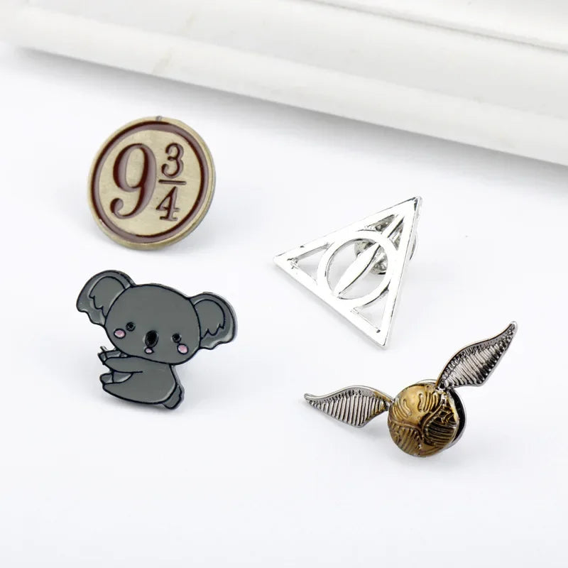 Magical Objects of Witches and Wizards Enamel Pin