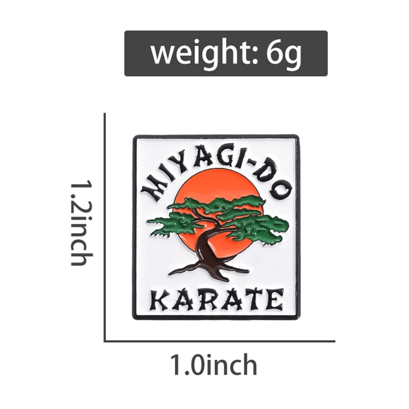 Miyagi-Do Karate Enamel Pin