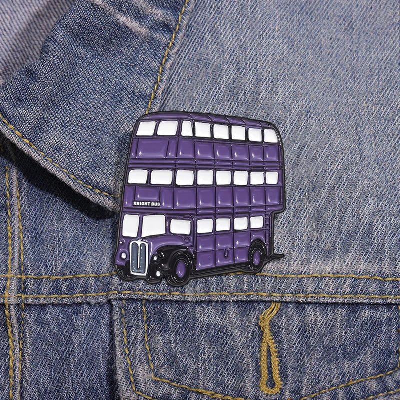 Knight Bus Enamel Pin