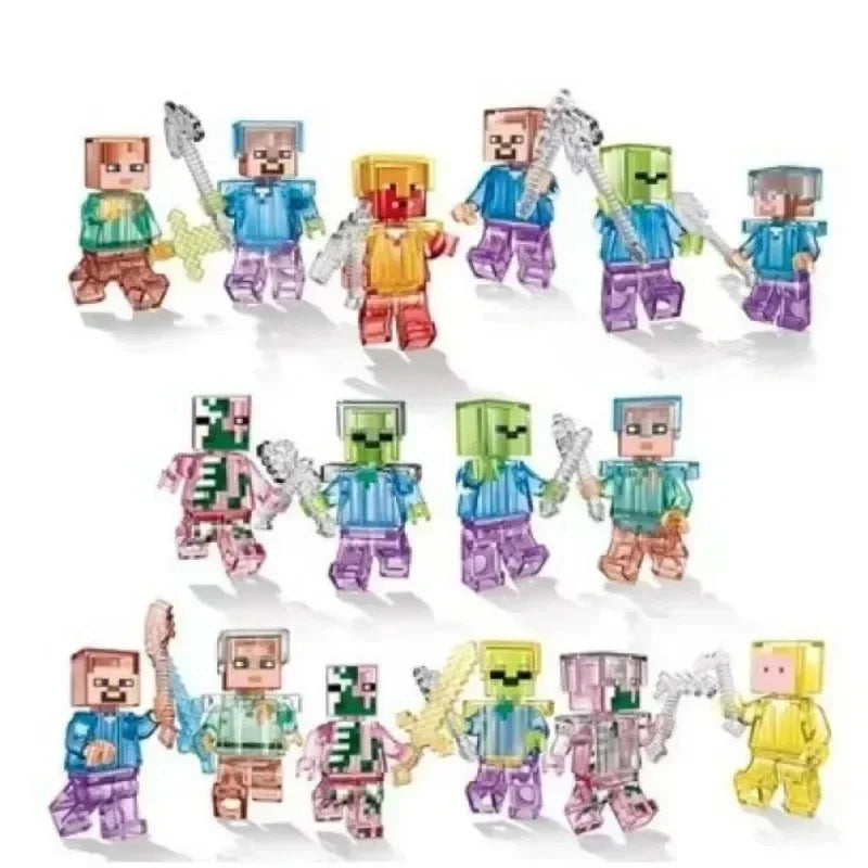 Mini Pixel Figures Building Blocks