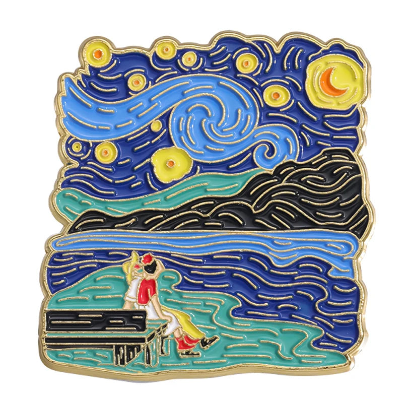 Classic Van Gogh Arts Enamel Pin