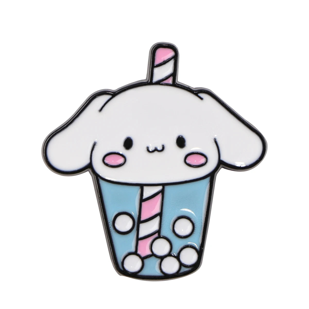 Cute Bubble Tea Enamel Pin Set