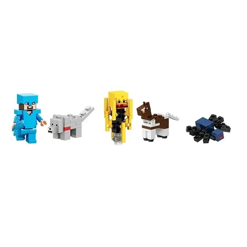 Mini Pixel Figures Building Blocks