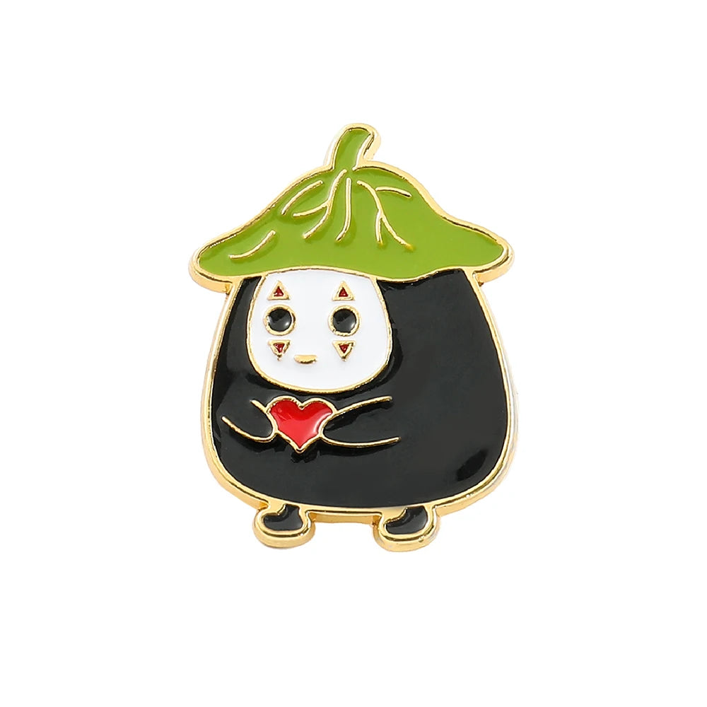 Kawaii Ghibli Enamel Pin Kawaii Side