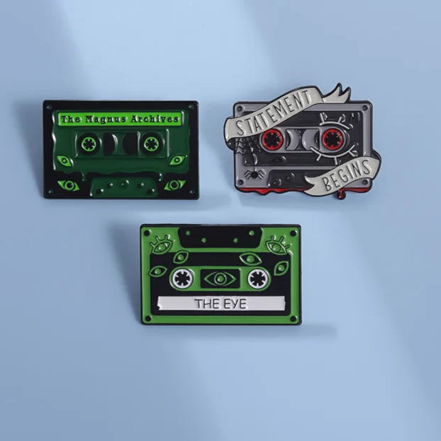 90s Retro Cassettes Tape Enamel Pin