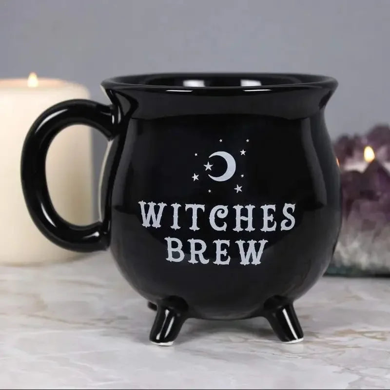 Witches Brew Ceramic Mug Kawaii Side