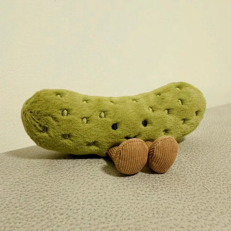 Kawaii Cucumber Plush Toy Kawaii Side