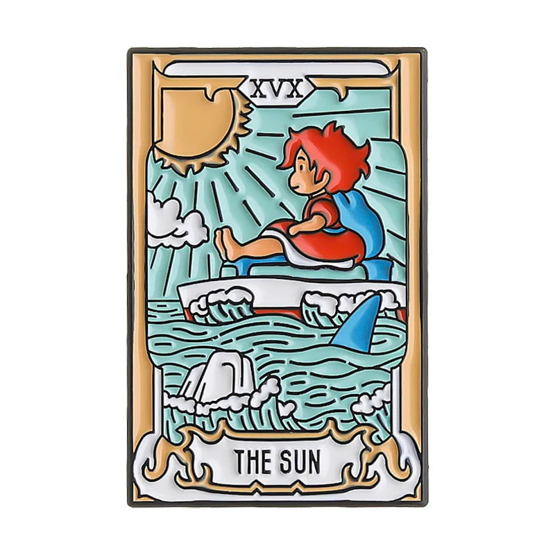 Anime Tarot Cards Enamel Pin