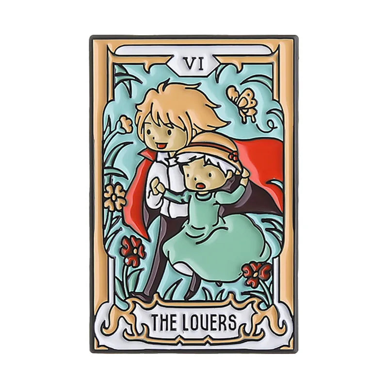 Anime Tarot Cards Enamel Pin