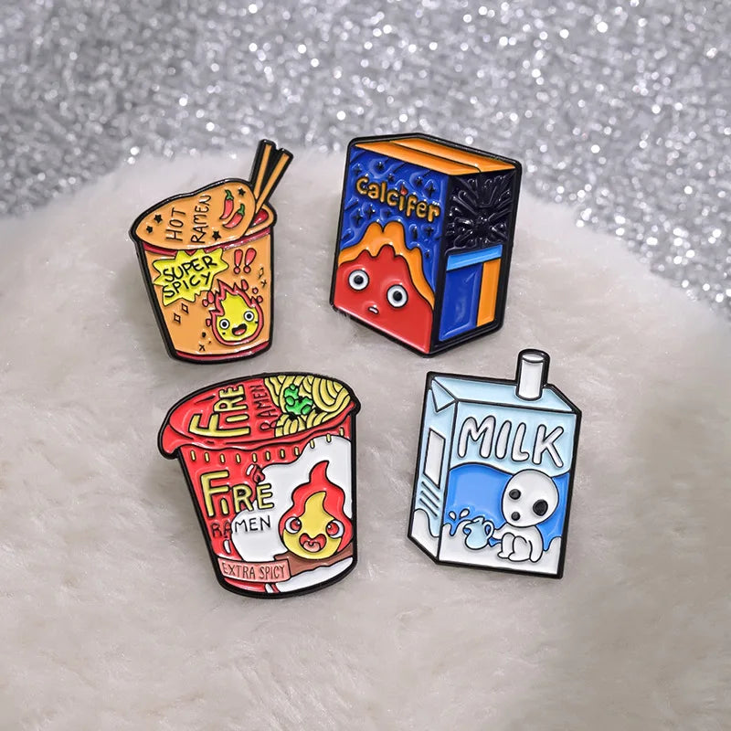 Pin esmaltado de Calcifer Foods