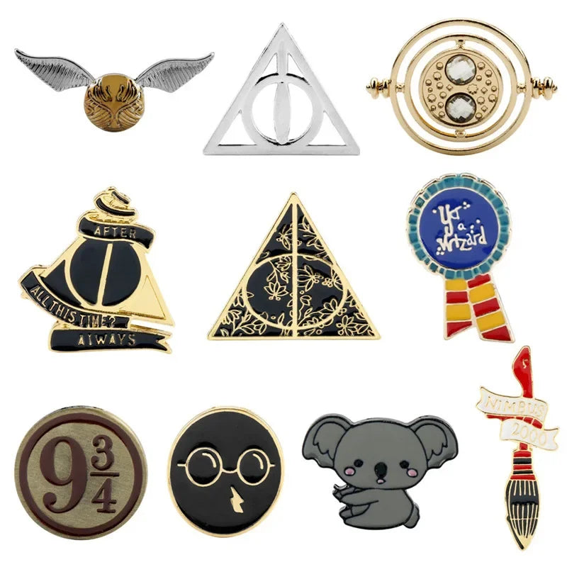 Magical Objects of Witches and Wizards Enamel Pin