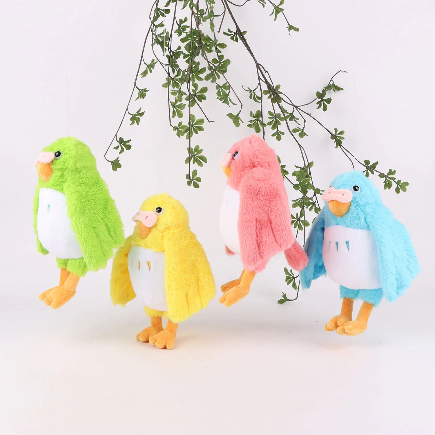 Kawaii Parakeets Plush Kawaii Side