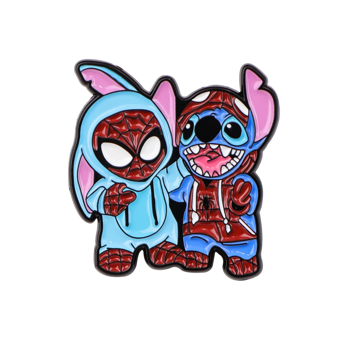 Stitch in Costume Enamel Pin Kawaii Side