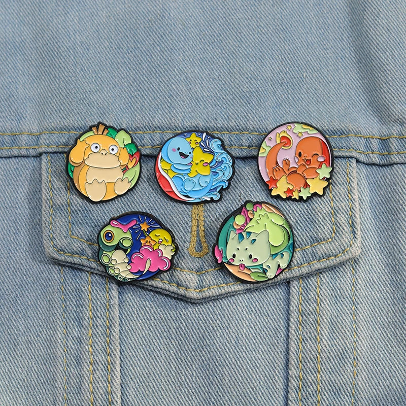 Cute Poke Enamel Pin