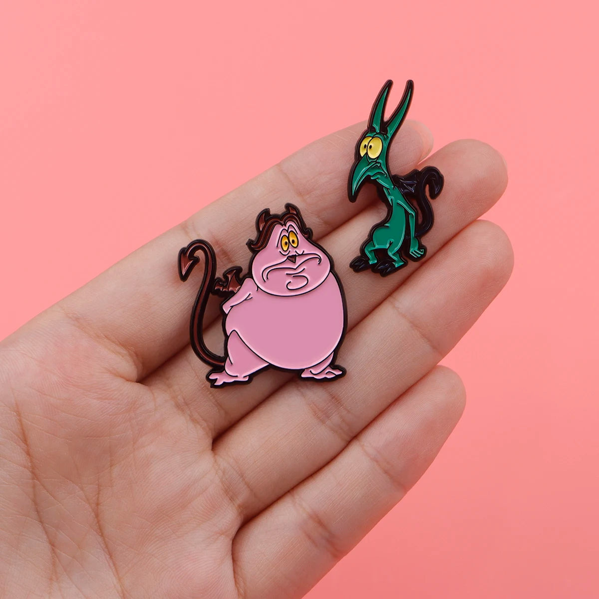 Pain and Panic Demons Enamel Pin