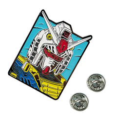 Asian Robots Enamel Pin