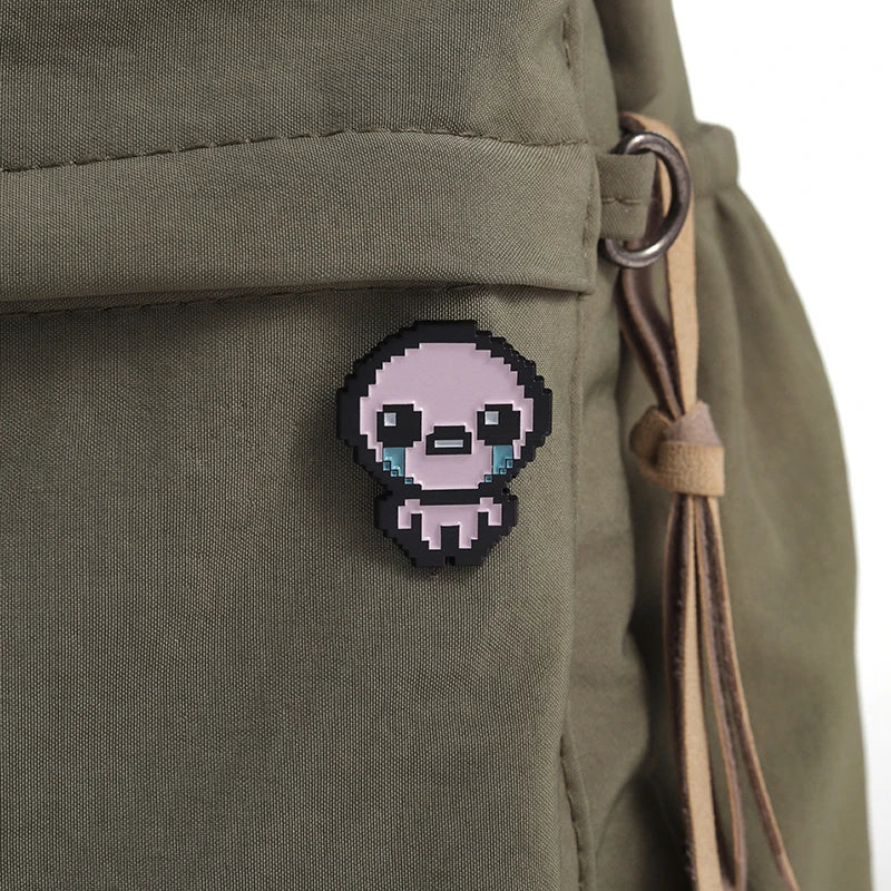 The Binding of Isaac Enamel Pins Custom Brooches Anime Games Lapel Badges Cartoon Jewelry Gift for Kids Friends Kawaii Side