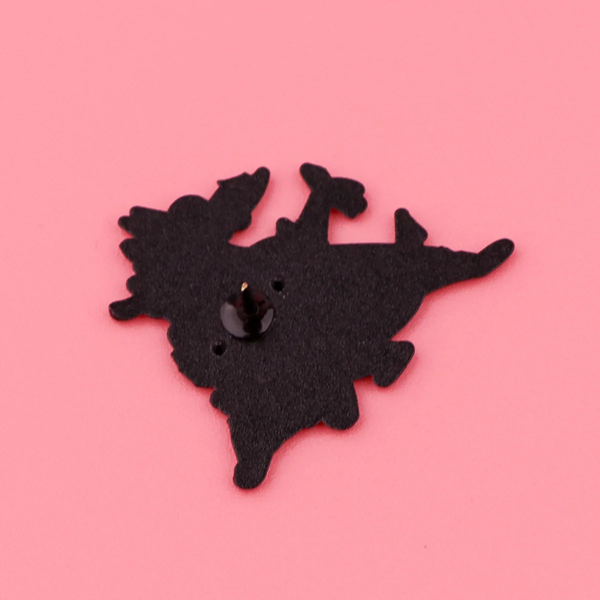 Cow and Red Guy Enamel Pin