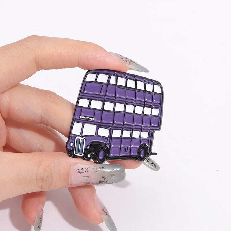 Knight Bus Enamel Pin