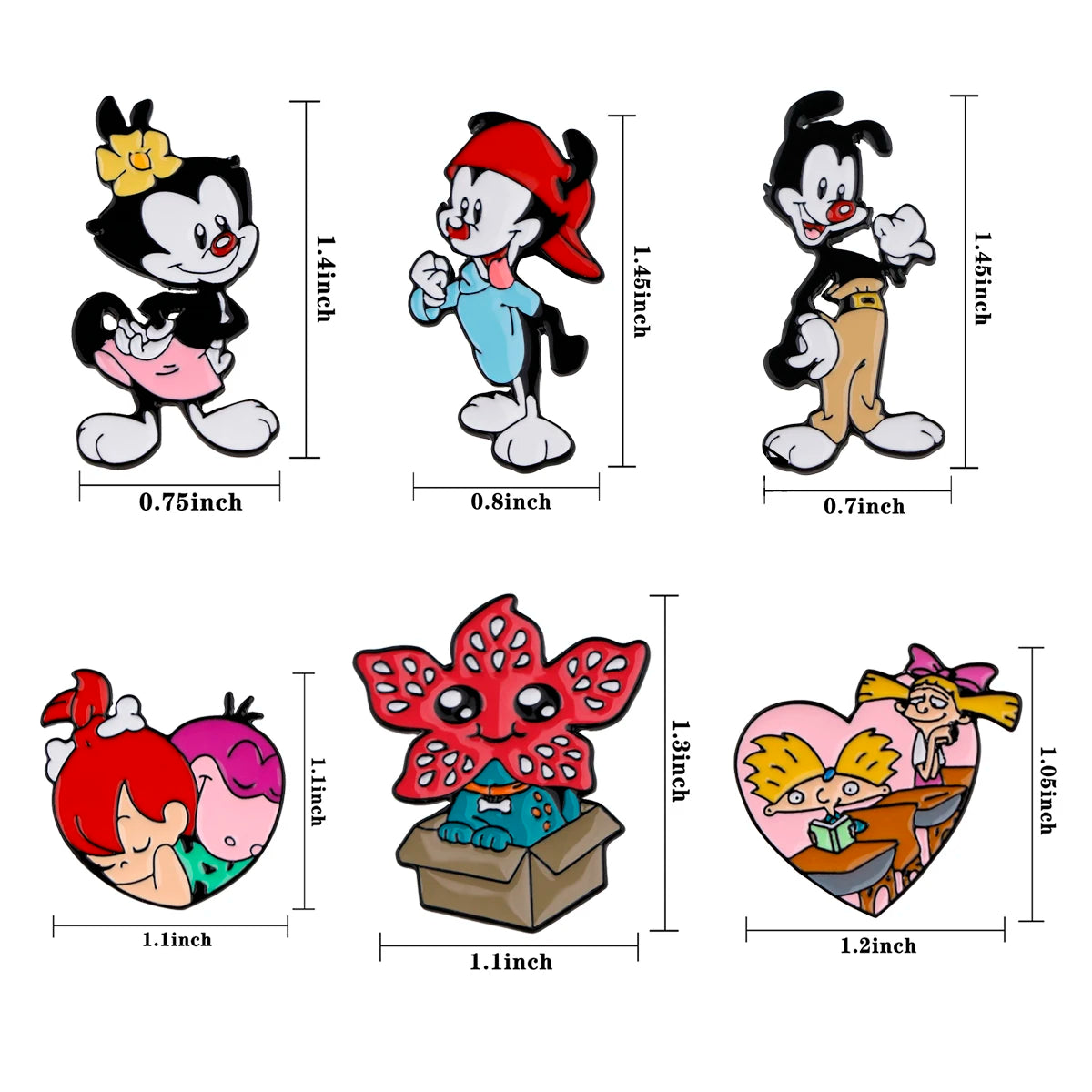 Funny Cartoons Enamel Pin