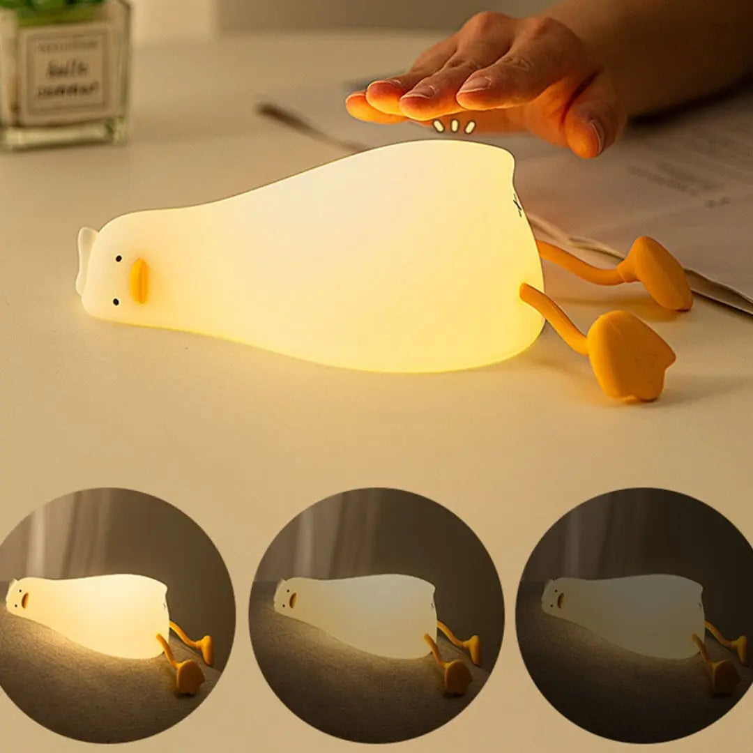 Soft Silicone Duck Lamp - Kawaii Side