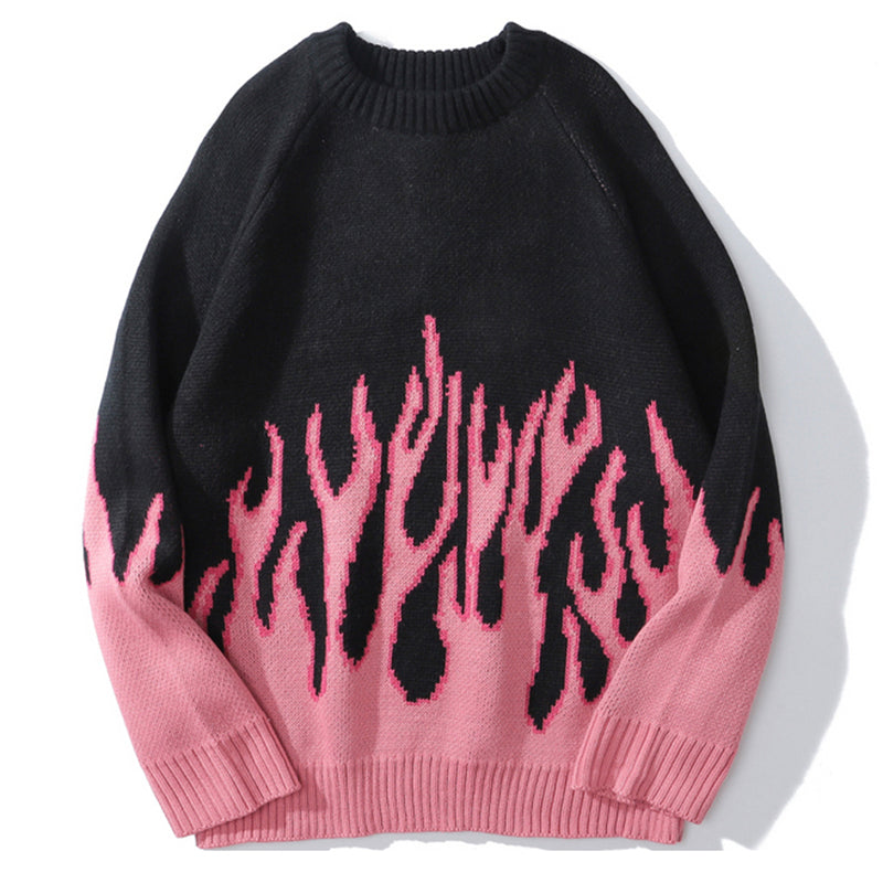 Streetwear Flames Sweater