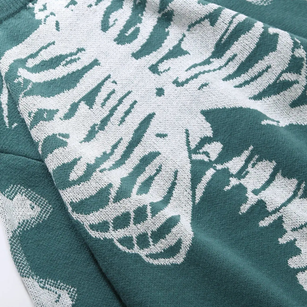 Vintage Skeleton Print Knit Sweater - Kawaii Side