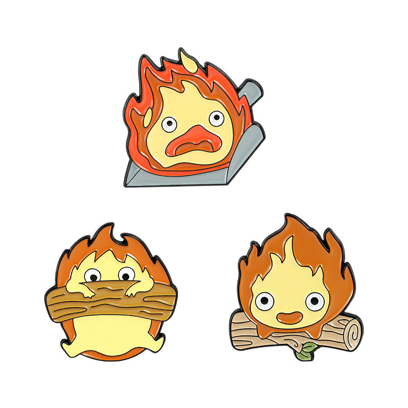 [Special Bundle] Calcifer Enamel Pin GatoGeek