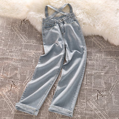 Denim Retro High Waist Bukser