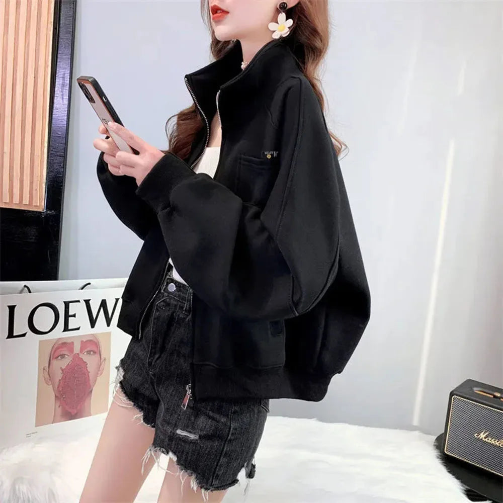 Korean Oversized Zipper Jacket