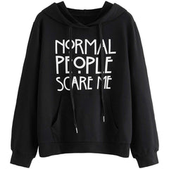 Felpa con cappuccio Goth "Scare Me" delle persone normali