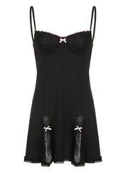 Aesthetic doll suspender dress