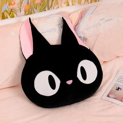 Almofada Super Fofa Pelúcia Neko Basu e Jiji Ghibli Kawaii Pelúcia GatoGeek 30X35cm Jiji 