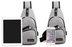 Angry Bag - Mochila de Ombro Transversal com USB Casual Pequena 0296 La Capivara 