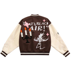 Burning Skull Varsity-jakke